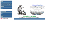 Tablet Screenshot of expressmusic.com